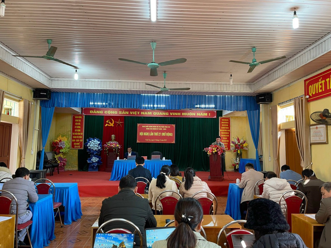 Thị trấn Vĩnh Tuy Tổ chức Hội nghị Ban Chấp hành lần thứ 27 (mở rộng)