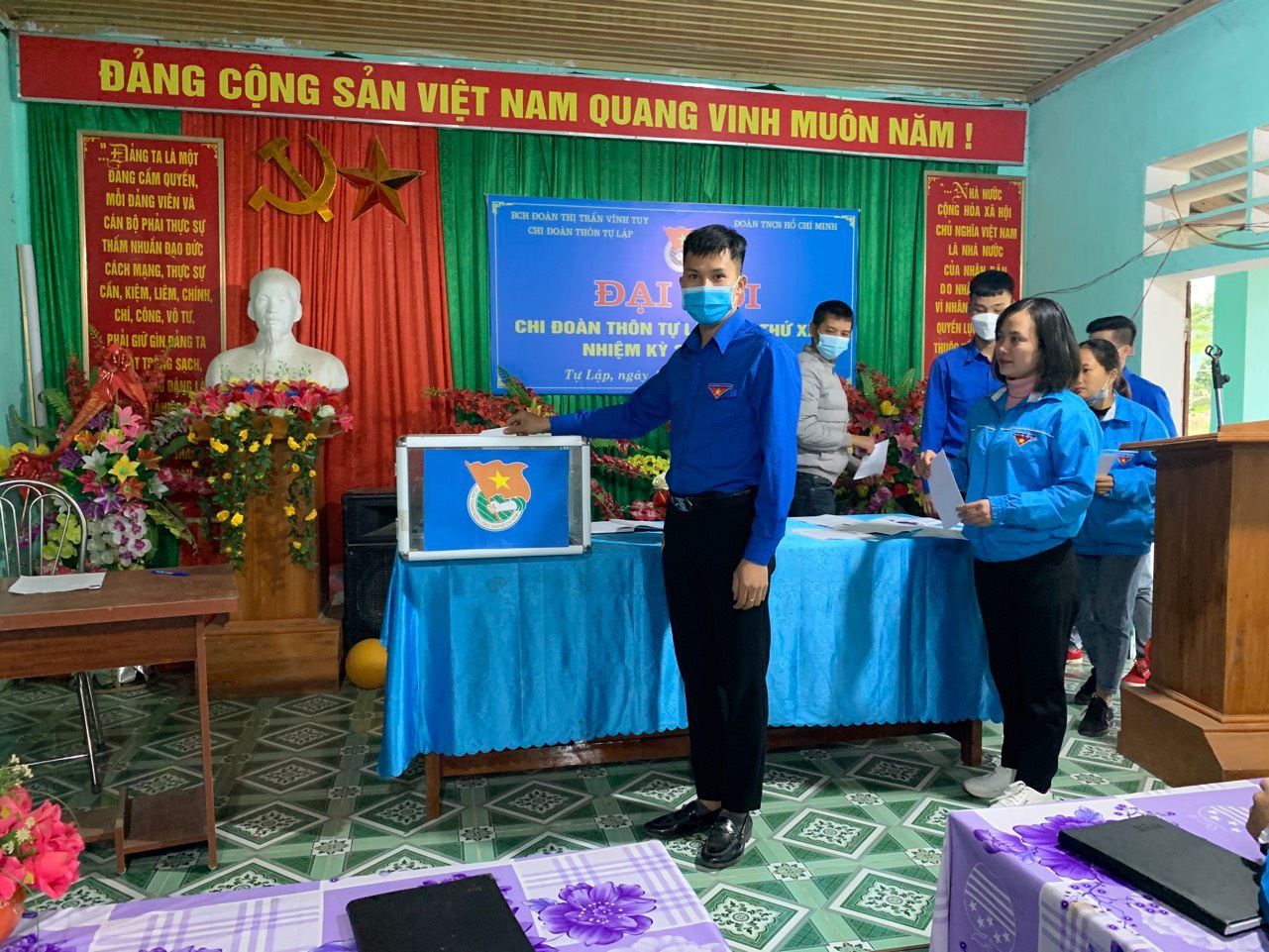 Thực hiện kế hoạch số 144-KH/ĐTN, ngày 17 tháng 11 năm 2021 của Ban Thường vụ Huyện đoàn Bắc Quang về việc tổ chức Đại hội Đoàn các cấp