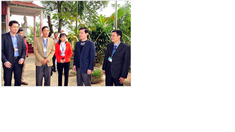 Bí thư Tỉnh ủyTriệu Tài Vinh kiểm tra, chúc Tết trên địa bàn các huyện Bắc Quang và Quang Bình