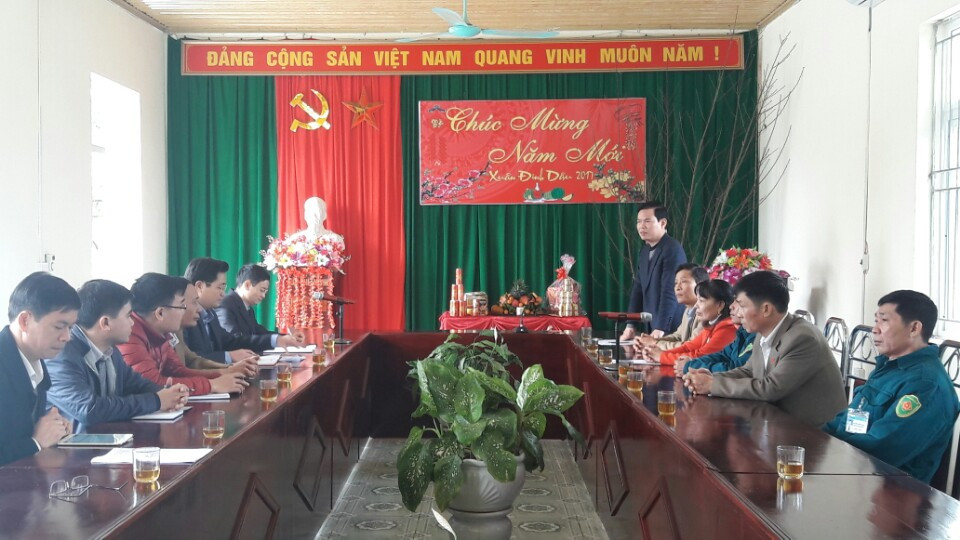 Đồng chí Bí thư Tỉnh ủy Triệu Tài Vinh thăm và làm việc tại Thị trấn Vĩnh Tuy, Bắc Quang