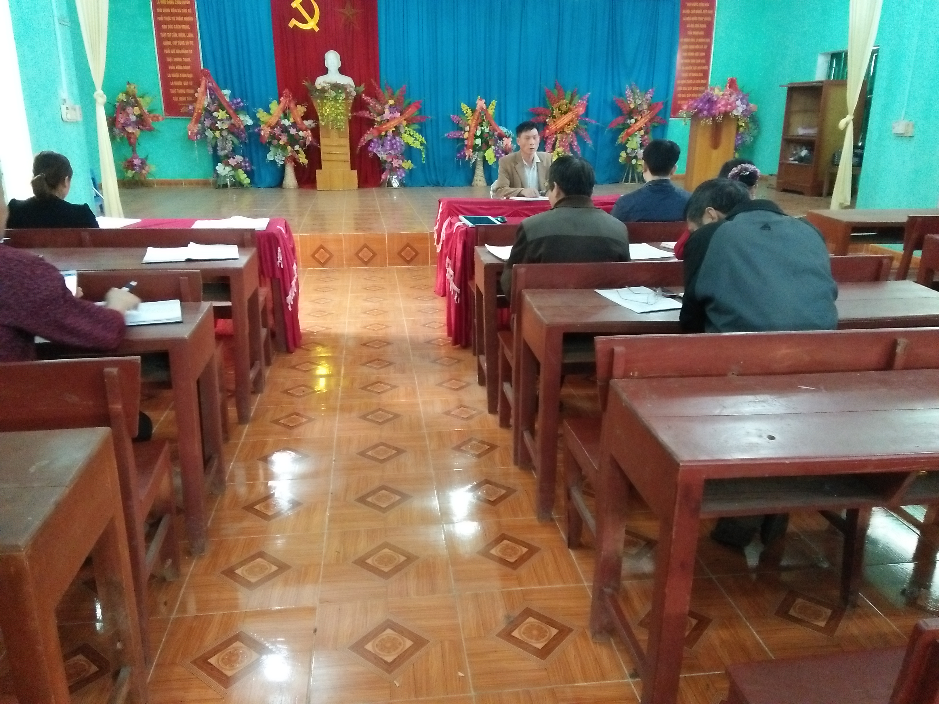 Ủy ban MTTQ Việt Nam thị trấn Vĩnh Tuy tổ chức hội nghị sơ kết công tác Mặt trận quý I năm 2018