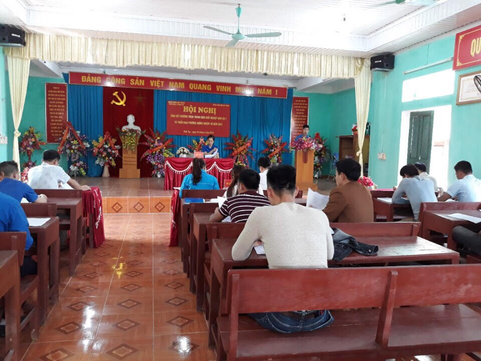 Đoàn Thanh niên thị trấn Vĩnh Tuy tổ chức Hội nghị tổng kết chương trình Thanh niên Khơi nghiệp năm 2017 và triển khai chương trình thanh niên khơi nghiệp năm 2018