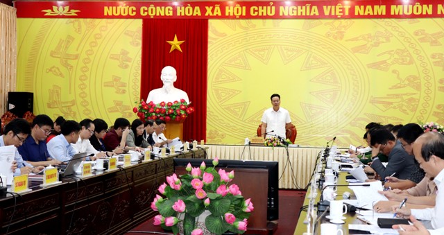 Ban Chỉ đạo phòng, chống dịch bệnh Covid-19 huyện Bắc Quang kiểm tra công tác phòng, chống dịch bệnh tại thị trấn Vĩnh Tuy