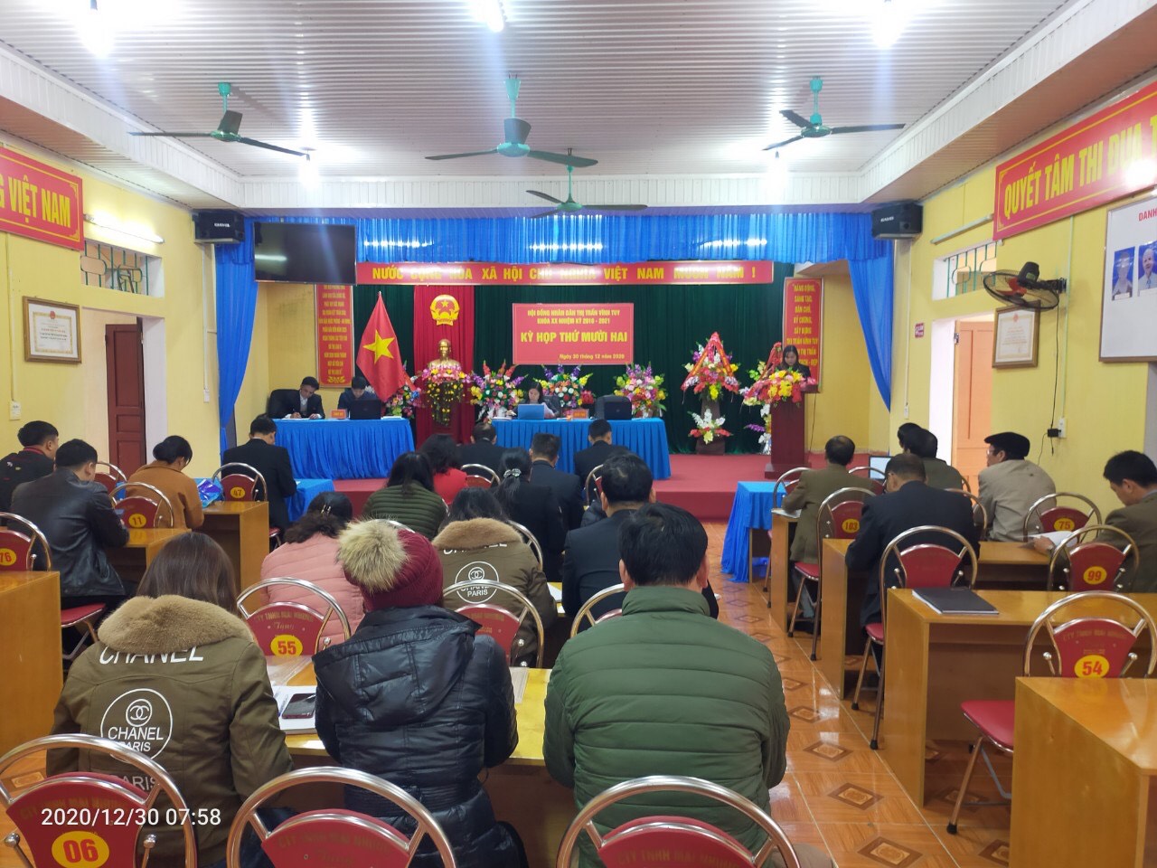 Kỳ họp thứ Mười Hai - HĐND thị trấn Vĩnh Tuy, khoá XX, nhiệm kỳ 2016 – 2021
